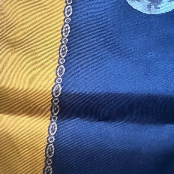 Echo Leopard Scarf Hand Rolled Hem Vintage - Picture 8 of 10